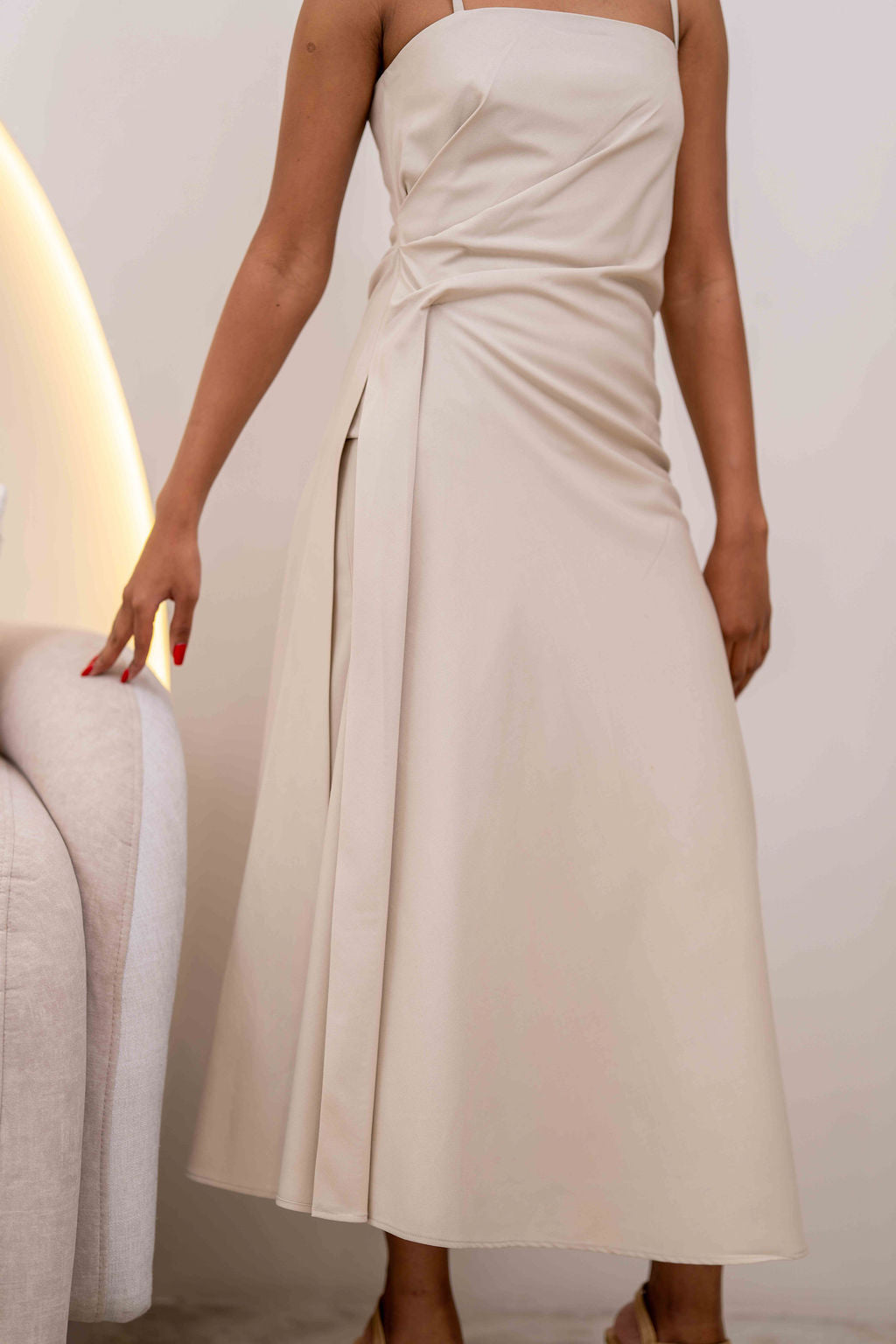 Gathered dress