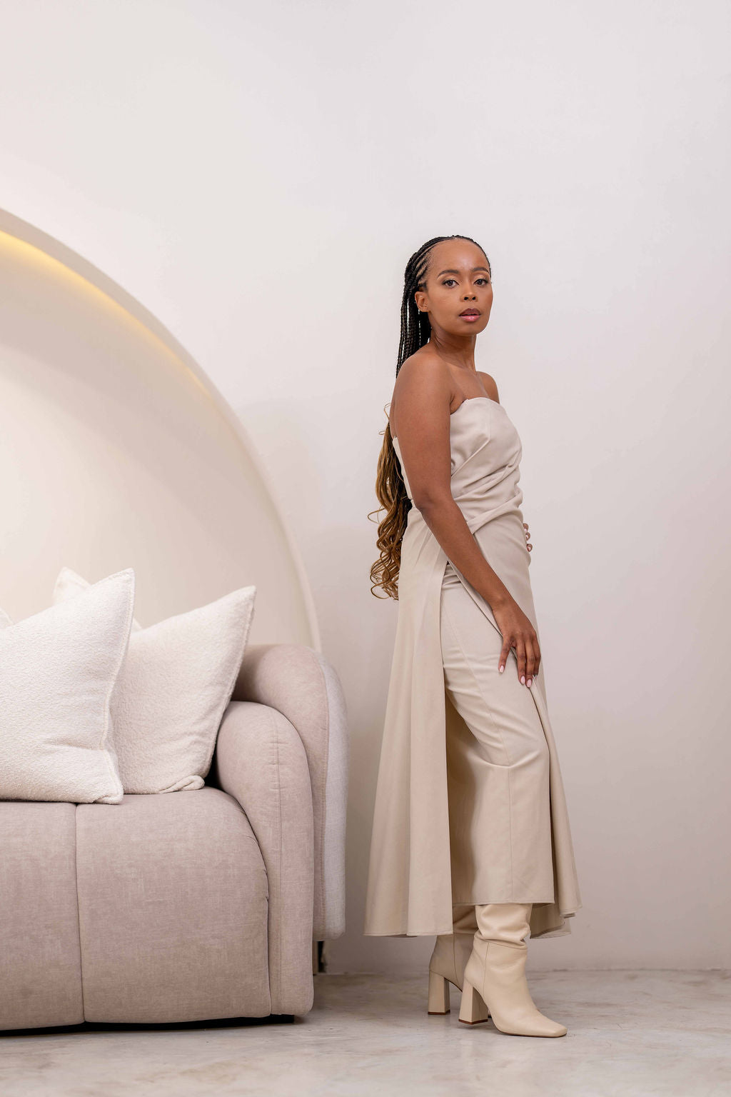 Gathered dress